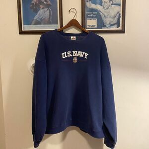 Fruit-of-the-loom Men's Navy Sweatshirt